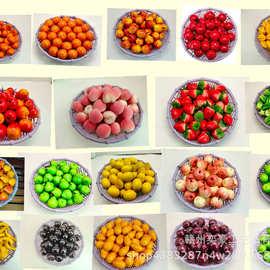 工厂自销现货批发小号水果蔬菜模型假水果装饰道具仿真迷你35水果